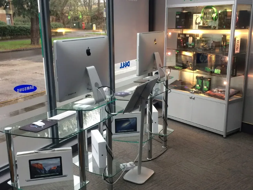 Inside the Surrey Computer Centre shop in Hersham